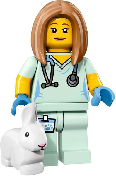 LEGO Minifigure-Veterinarian-Collectible Minifigures / Series 17-COL17-5-Creative Brick Builders